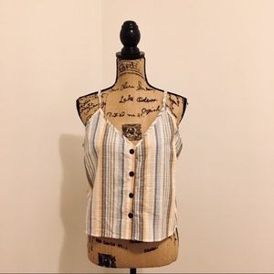 BOGO SALE💕 Women’s Striped Tank - Crop Top